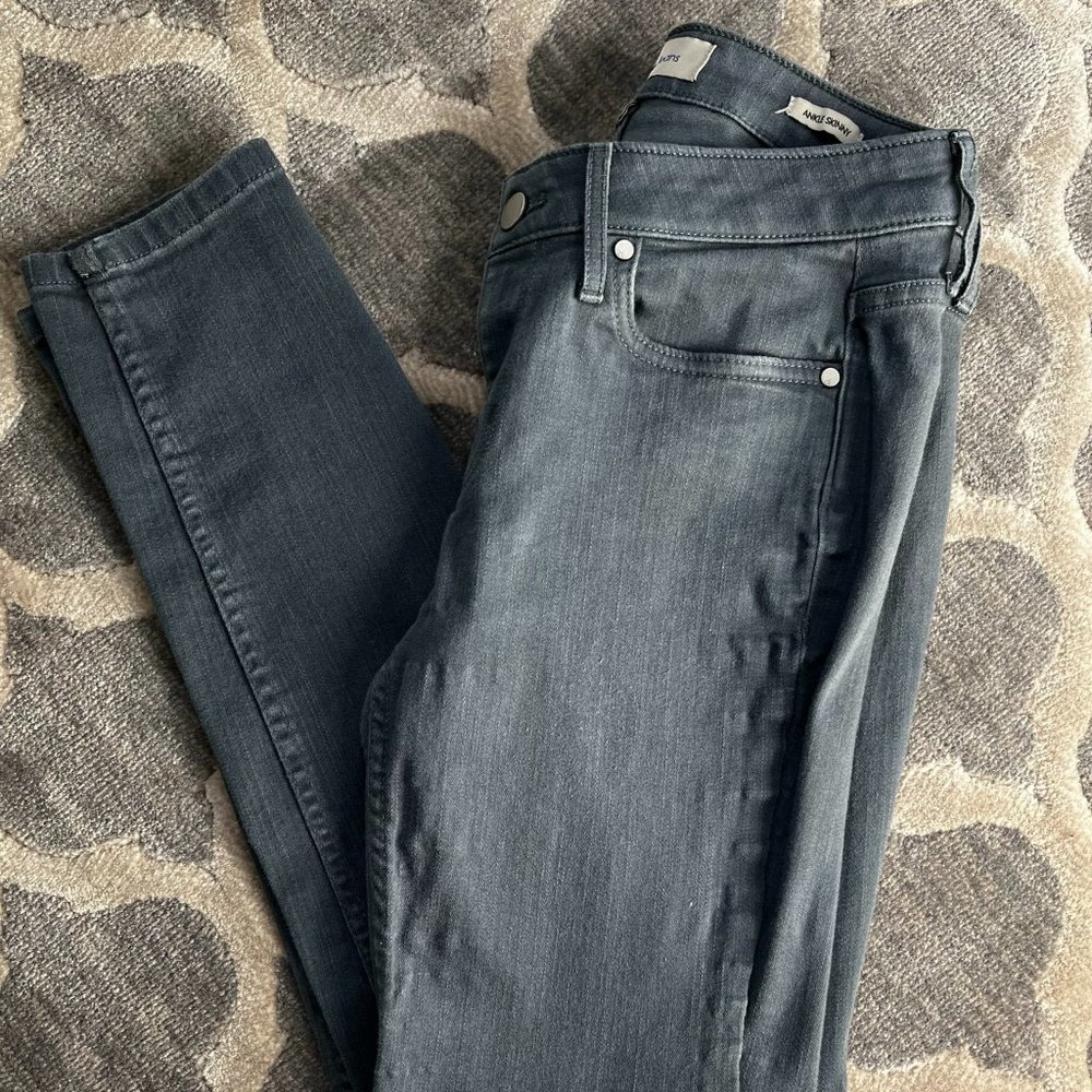 Calvin Klein Blue Straight Leg Pants